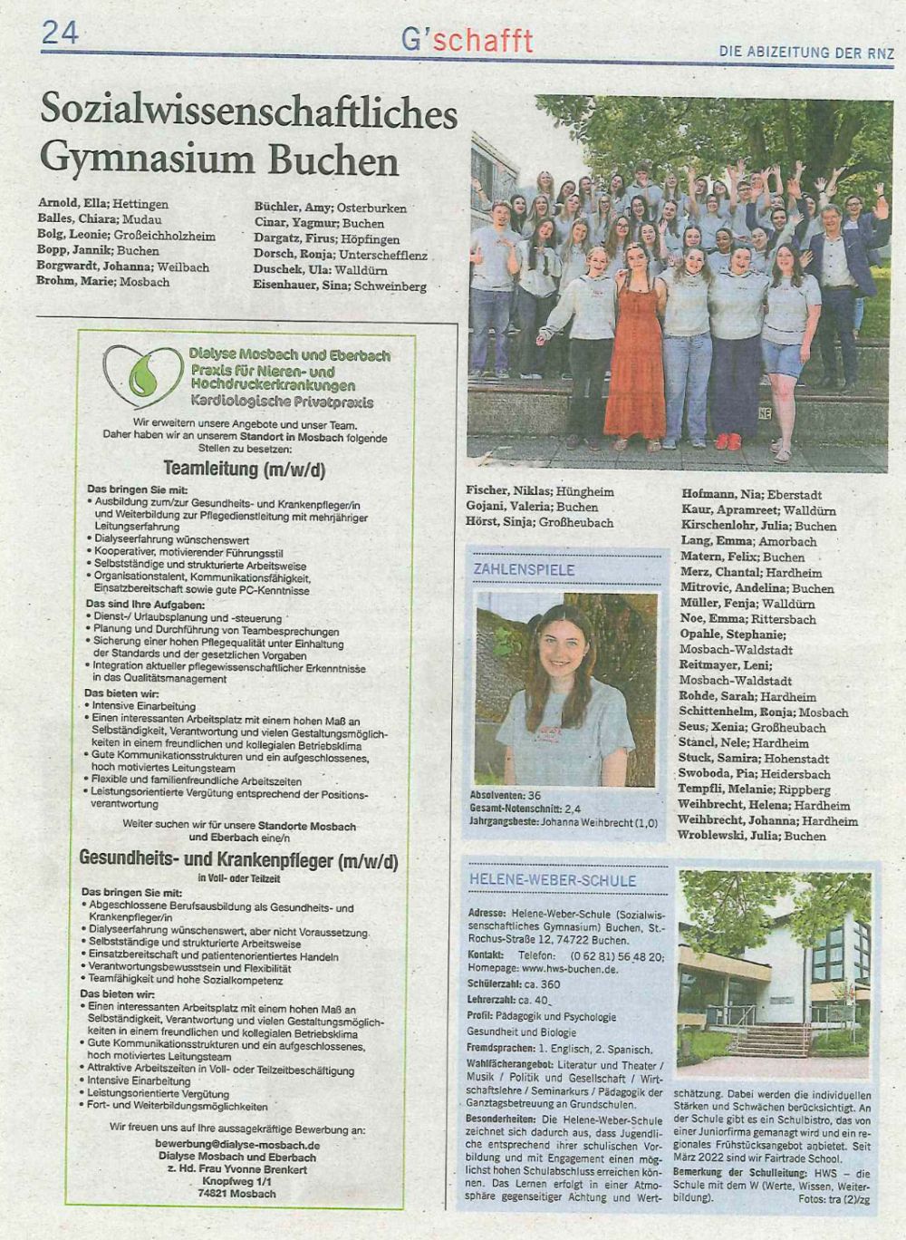 Zeitungsartikel