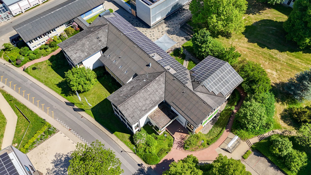 Helene-Weber-Schule Buchen von oben