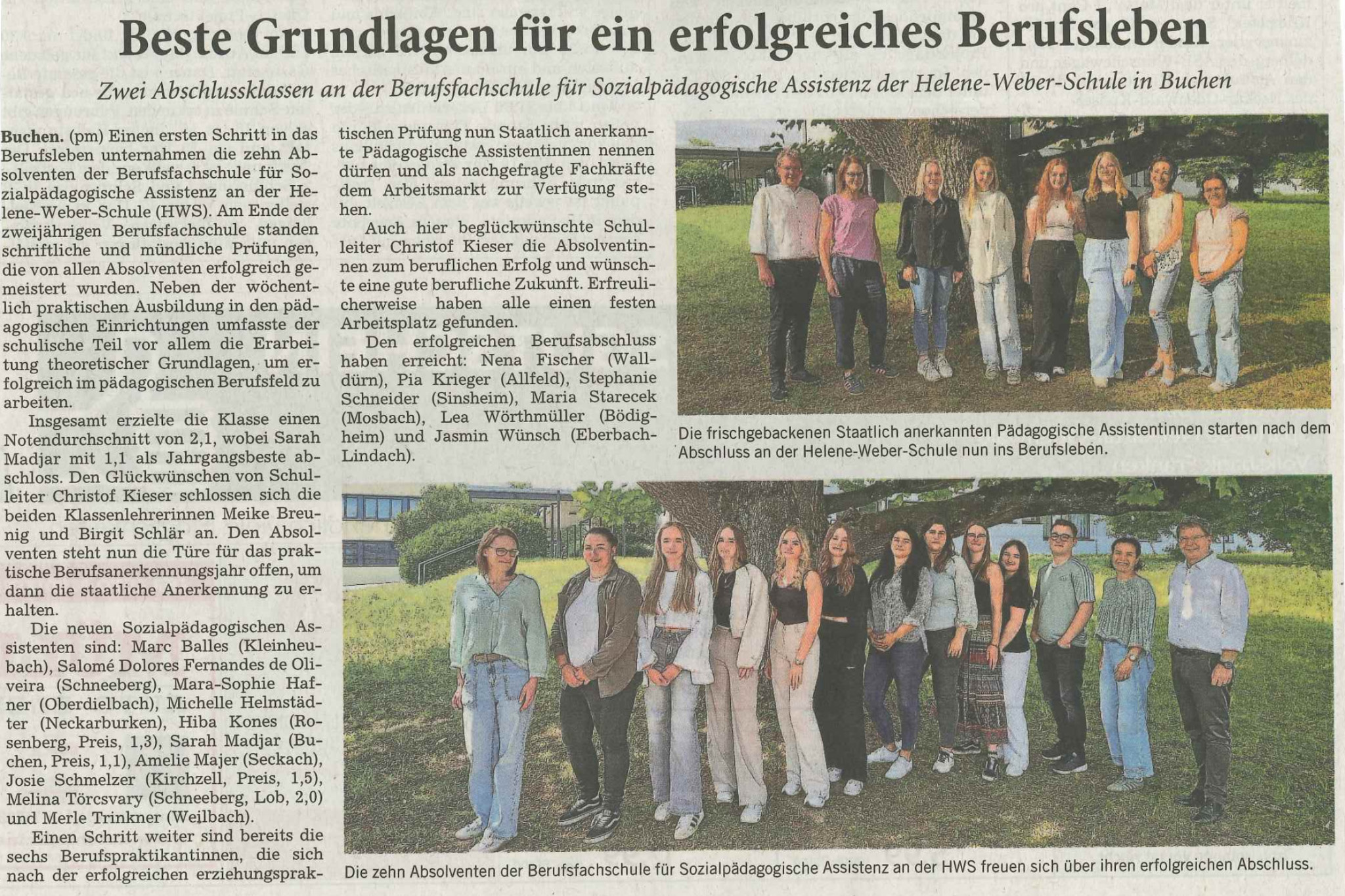 Zeitungsartikel