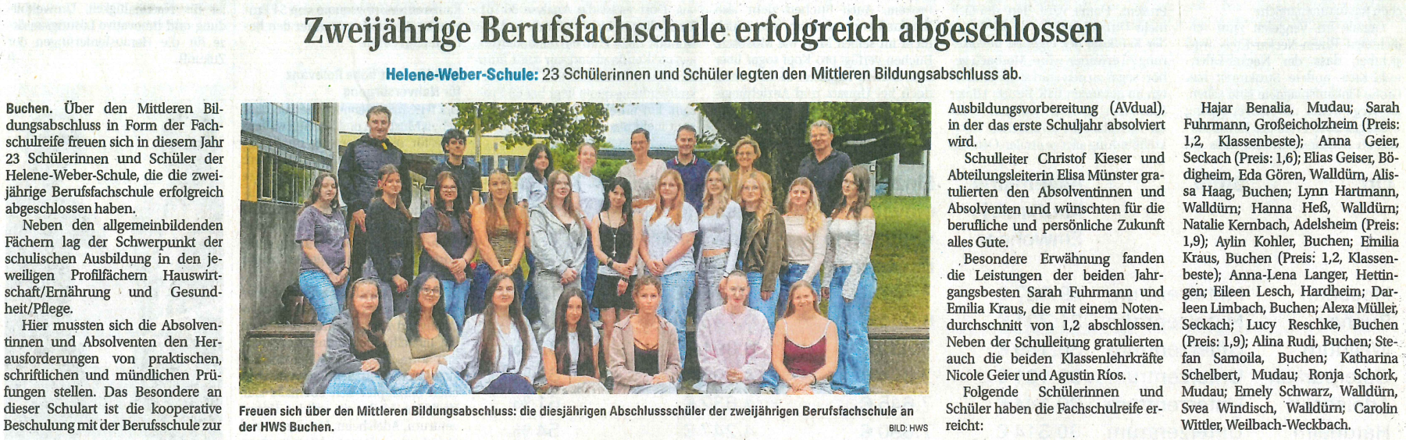 Zeitungsartikel