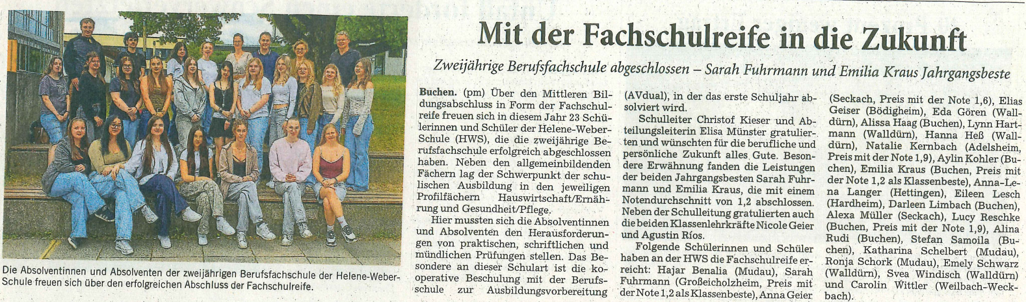 Zeitungsartikel