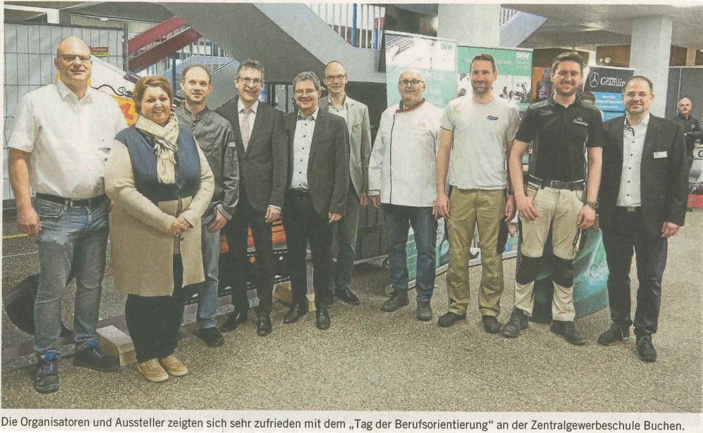 Aussteller beim Tag der Berufsorientierung