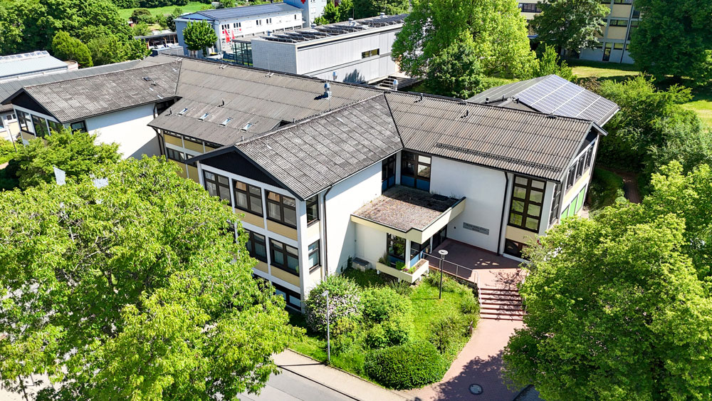 Helene-Weber-Schule Buchen aus der Luft