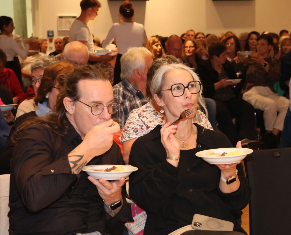 AOK Kochshow mit HWS, Prinz Carl, Johannes Volk und Bürgermeister Roland Burger