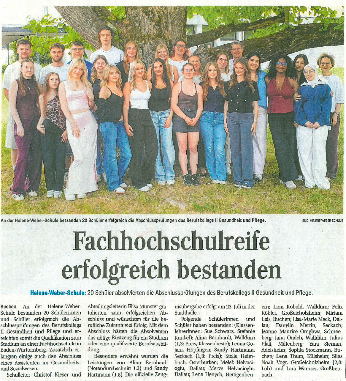 Zeitungsartikel